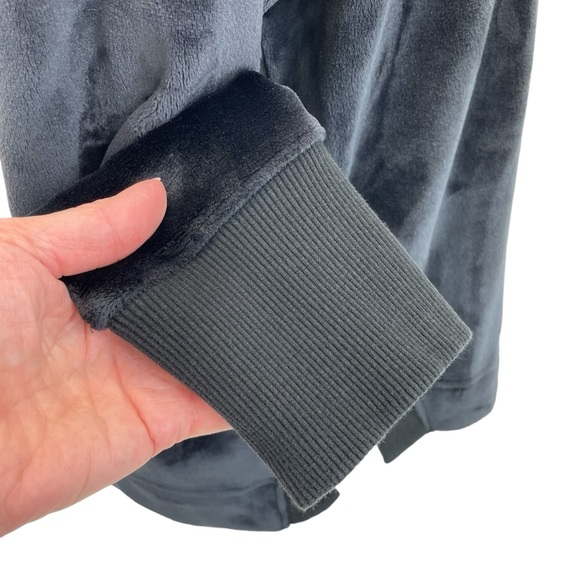 Athleta Double Cozy Karma Funnel Neck Top Mediul Black - Picture 10 of 13